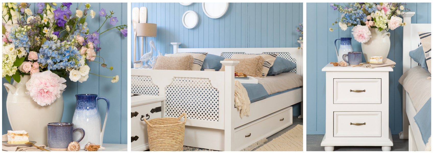 modrá barva do loznice